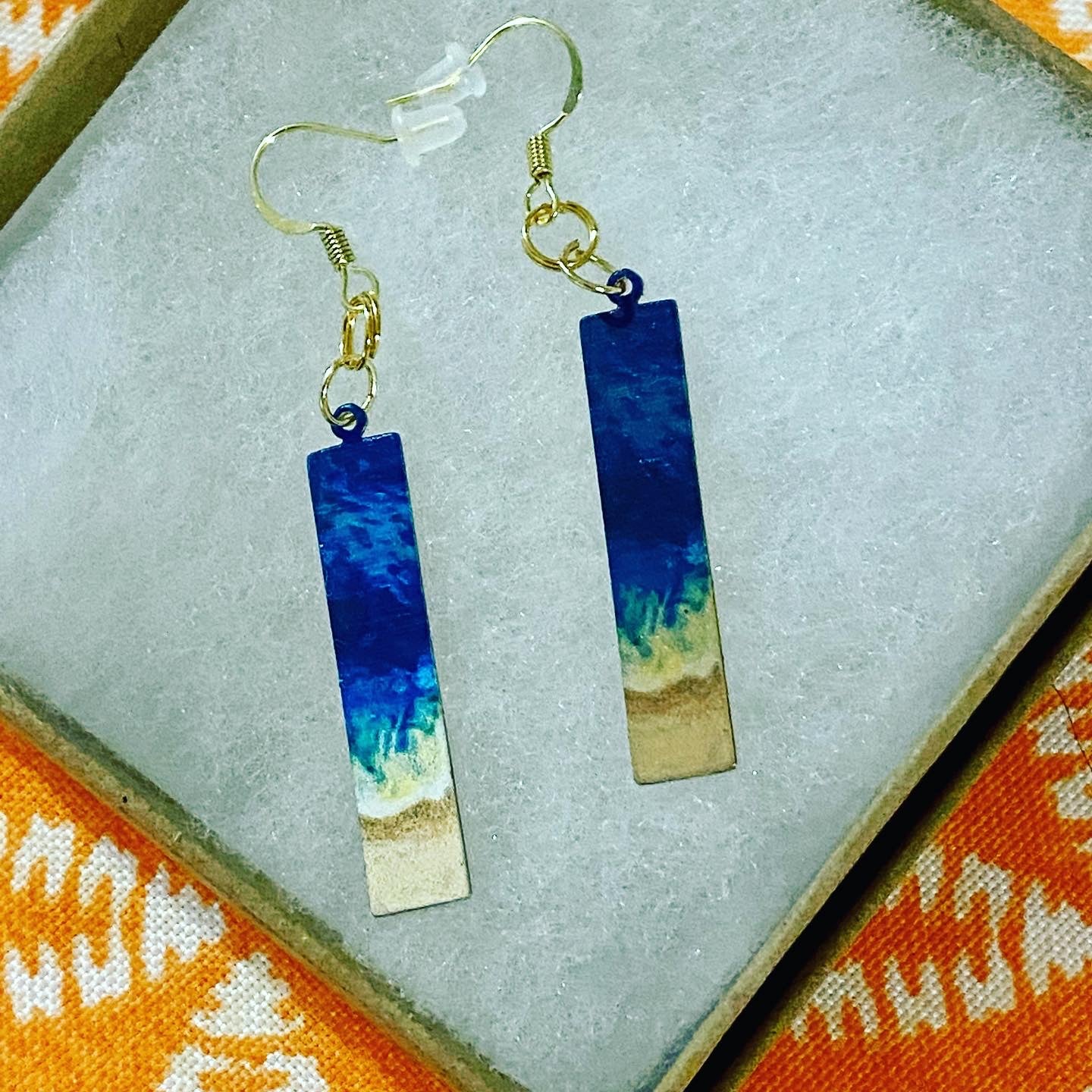 Painted gorgeous earrings