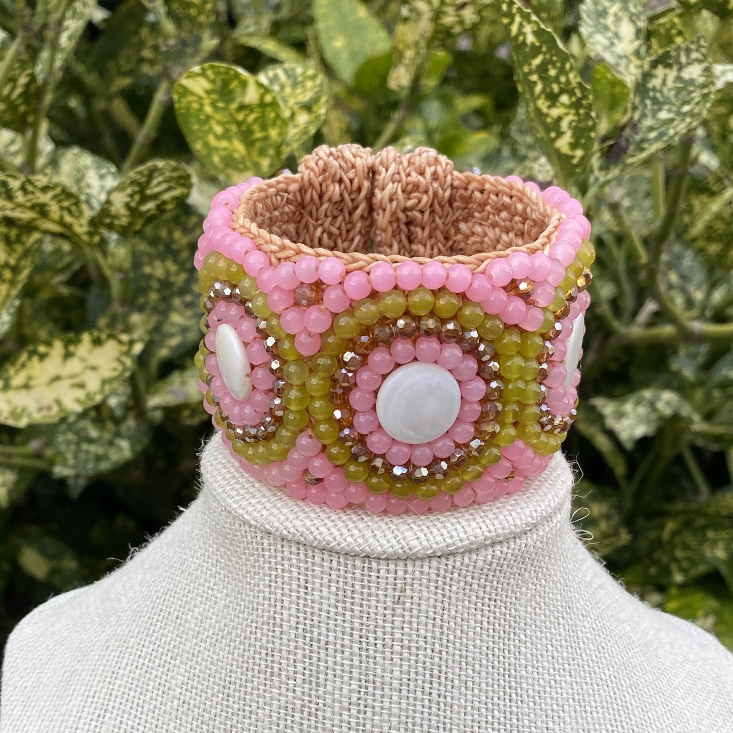 Artisan pink cuff