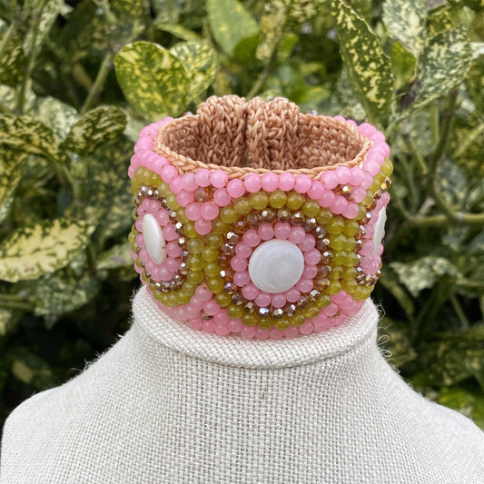 Artisan pink cuff
